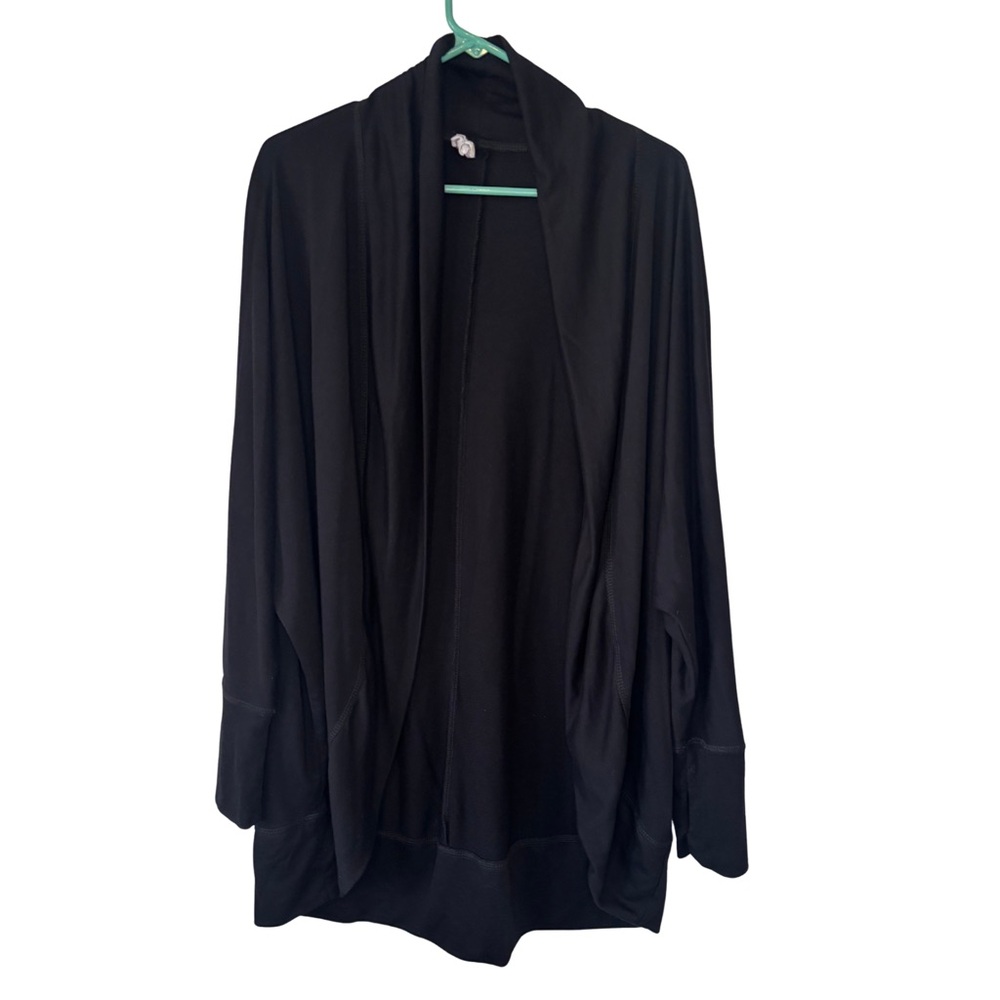3/$20 Caslon Black Long Sleeve Open Front Cardigan